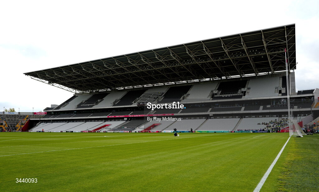 26 April 2026; A general view of an empty main stand at SuperValu Páirc Uí Chaoimh before the Munster GAA Senior Hurling Championship Round 2 match between Cork and Limerick at SuperValu Páirc Uí Chaoimh in Cork. Photo by Ray McManus/Sportsfile