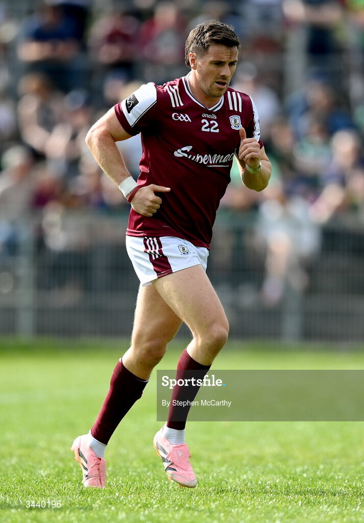 25 April 2026; Shane Walsh of Galway during the Connacht GAA Football Senior Championship semi-final match between Leitrim and Galway at Heartland Credit Union Páirc Seán Mac Diarmada in Carrick-on-Shannon, Leitrim. Photo by Stephen McCarthy/Sportsfile