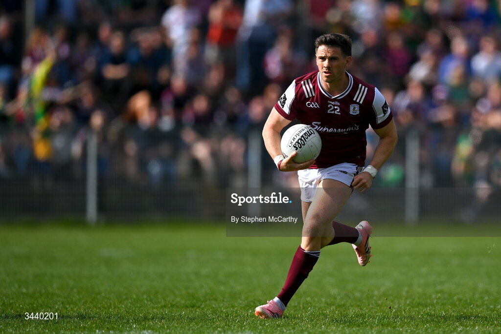 25 April 2026; Shane Walsh of Galway during the Connacht GAA Football Senior Championship semi-final match between Leitrim and Galway at Heartland Credit Union Páirc Seán Mac Diarmada in Carrick-on-Shannon, Leitrim. Photo by Stephen McCarthy/Sportsfile