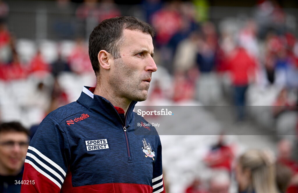 26 April 2026; Cork manager Ben O'Connor before the Munster GAA Senior Hurling Championship Round 2 match between Cork and Limerick at SuperValu Páirc Uí Chaoimh in Cork. Photo by Seb Daly/Sportsfile