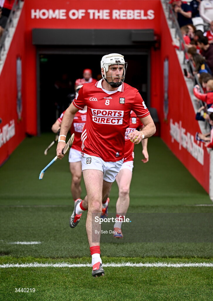 26 April 2026; Tim O'Mahony of Cork before the Munster GAA Senior Hurling Championship Round 2 match between Cork and Limerick at SuperValu Páirc Uí Chaoimh in Cork. Photo by Seb Daly/Sportsfile