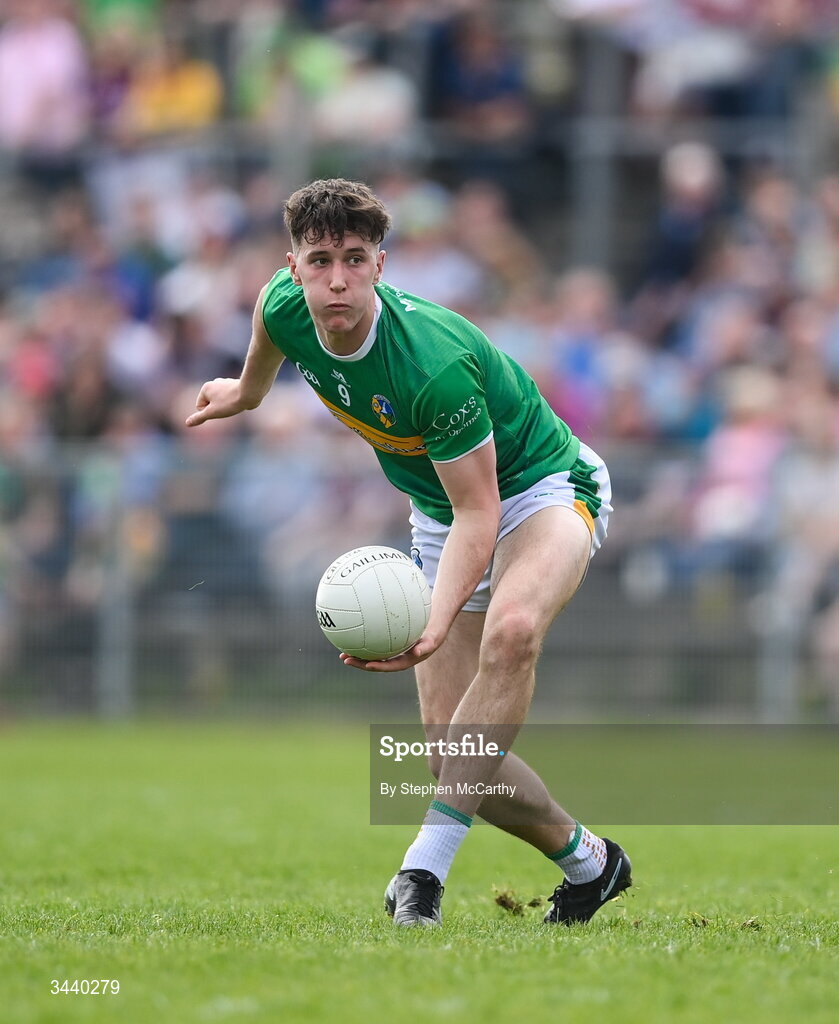 25 April 2026; Barry McNulty of Leitrim during the Connacht GAA Football Senior Championship semi-final match between Leitrim and Galway at Heartland Credit Union Páirc Seán Mac Diarmada in Carrick-on-Shannon, Leitrim. Photo by Stephen McCarthy/Sportsfile