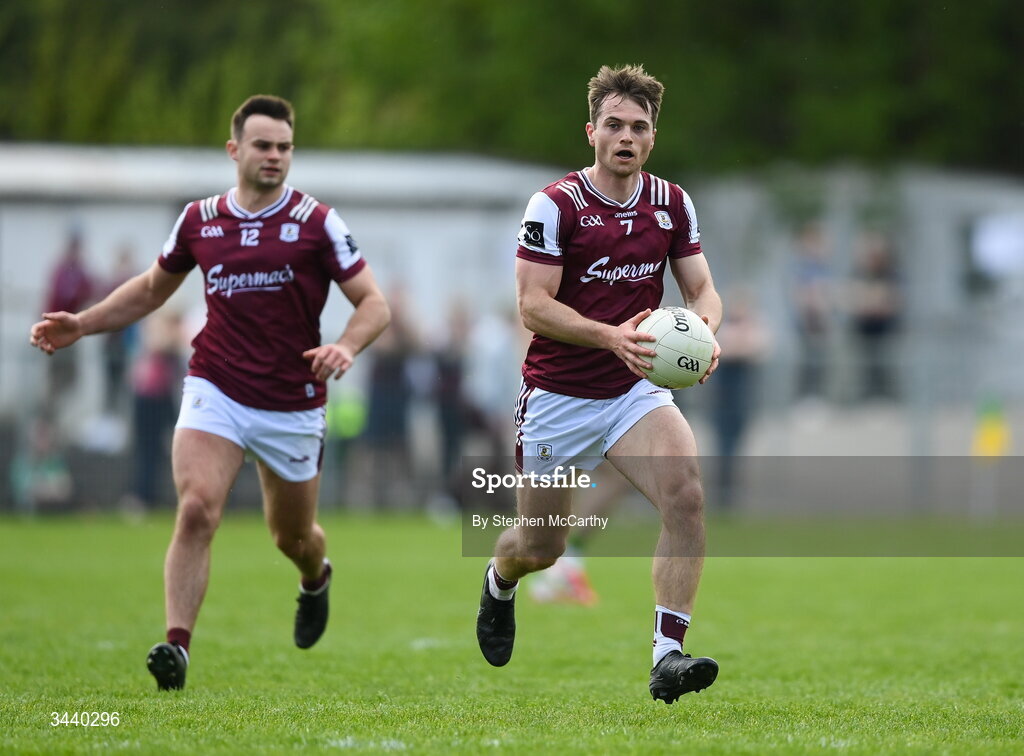 25 April 2026; Liam Silke of Galway during the Connacht GAA Football Senior Championship semi-final match between Leitrim and Galway at Heartland Credit Union Páirc Seán Mac Diarmada in Carrick-on-Shannon, Leitrim. Photo by Stephen McCarthy/Sportsfile