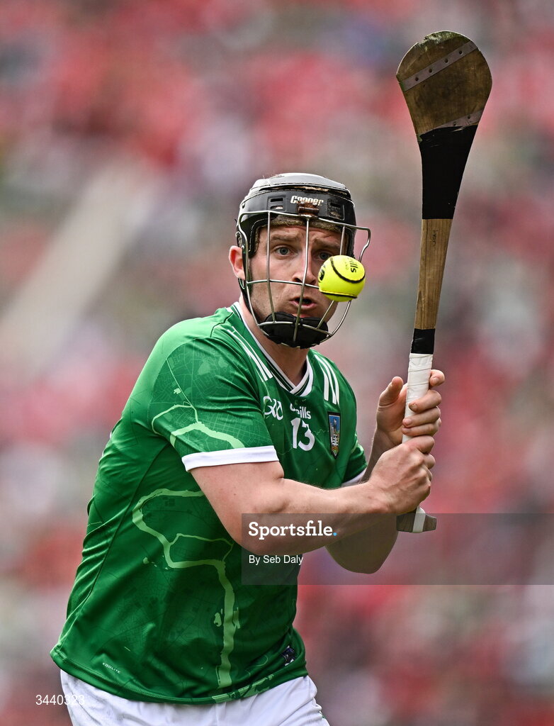 26 April 2026; Peter Casey of Limerick during the Munster GAA Senior Hurling Championship Round 2 match between Cork and Limerick at SuperValu Páirc Uí Chaoimh in Cork. Photo by Seb Daly/Sportsfile