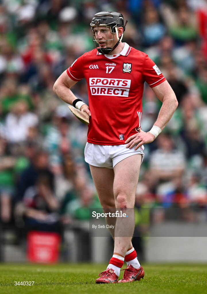 26 April 2026; Damien Cahalane of Cork during the Munster GAA Senior Hurling Championship Round 2 match between Cork and Limerick at SuperValu Páirc Uí Chaoimh in Cork. Photo by Seb Daly/Sportsfile