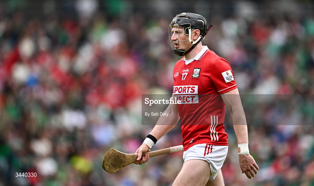 26 April 2026; Damien Cahalane of Cork during the Munster GAA Senior Hurling Championship Round 2 match between Cork and Limerick at SuperValu Páirc Uí Chaoimh in Cork. Photo by Seb Daly/Sportsfile