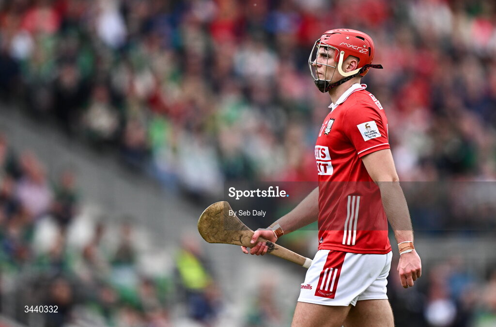 26 April 2026; Brian Hayes of Cork during the Munster GAA Senior Hurling Championship Round 2 match between Cork and Limerick at SuperValu Páirc Uí Chaoimh in Cork. Photo by Seb Daly/Sportsfile