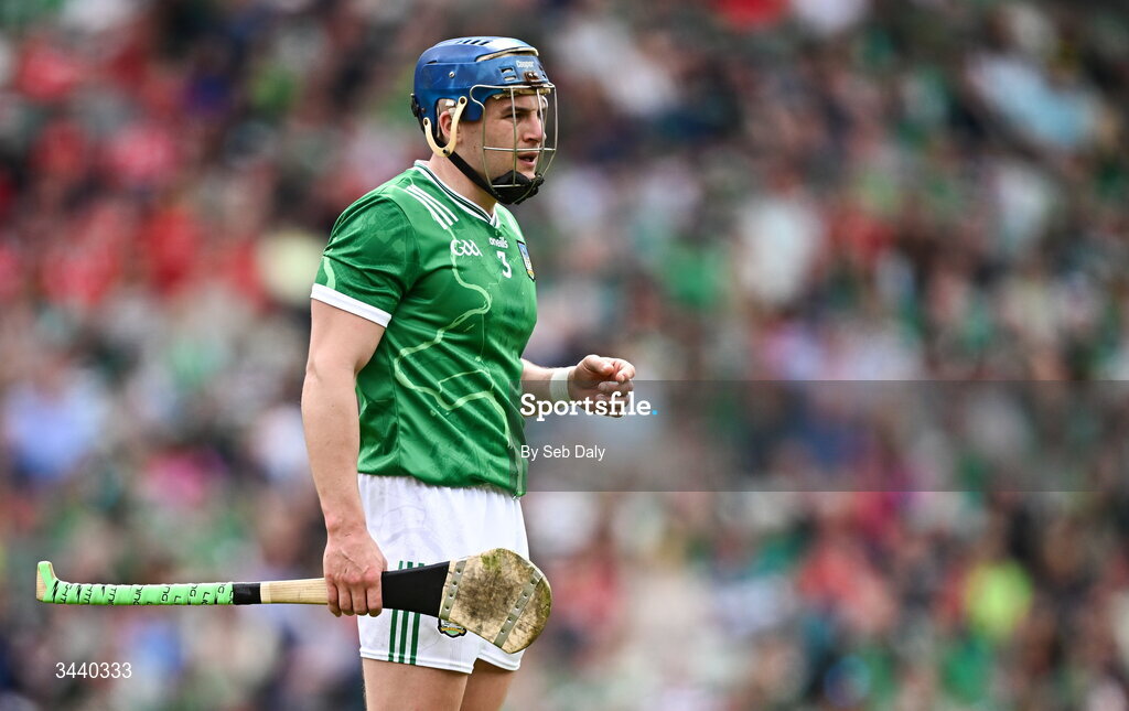 26 April 2026; Mike Casey of Limerick during the Munster GAA Senior Hurling Championship Round 2 match between Cork and Limerick at SuperValu Páirc Uí Chaoimh in Cork. Photo by Seb Daly/Sportsfile