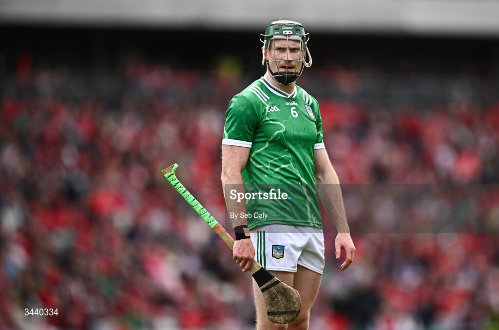 26 April 2026; William O'Donoghue of Limerick during the Munster GAA Senior Hurling Championship Round 2 match between Cork and Limerick at SuperValu Páirc Uí Chaoimh in Cork. Photo by Seb Daly/Sportsfile
