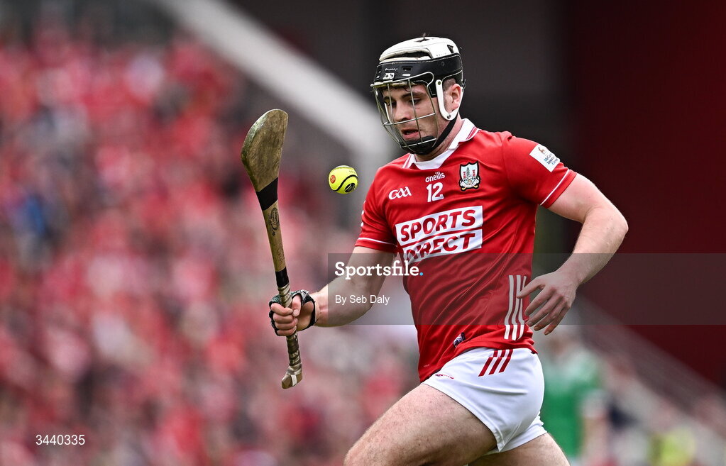 26 April 2026; Barry Walsh of Cork during the Munster GAA Senior Hurling Championship Round 2 match between Cork and Limerick at SuperValu Páirc Uí Chaoimh in Cork. Photo by Seb Daly/Sportsfile