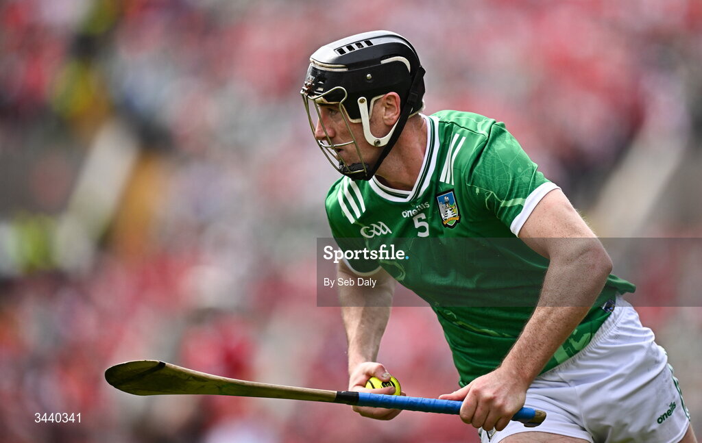 26 April 2026; Diarmaid Byrnes of Limerick during the Munster GAA Senior Hurling Championship Round 2 match between Cork and Limerick at SuperValu Páirc Uí Chaoimh in Cork. Photo by Seb Daly/Sportsfile