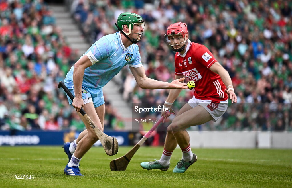 26 April 2026; Limerick goalkeeper Nickie Quaid  during the Munster GAA Senior Hurling Championship Round 2 match between Cork and Limerick at SuperValu Páirc Uí Chaoimh in Cork. Photo by Seb Daly/Sportsfile