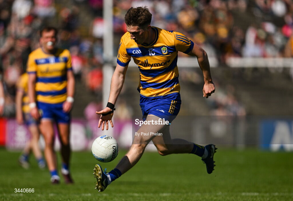 26 April 2026; Dylan Ruane of Roscommon during the Connacht GAA Football Senior Championship semi-final match between Mayo and Roscommon at Hastings Insurance MacHale Park in Castlebar, Mayo. Photo by Paul Phelan/Sportsfile