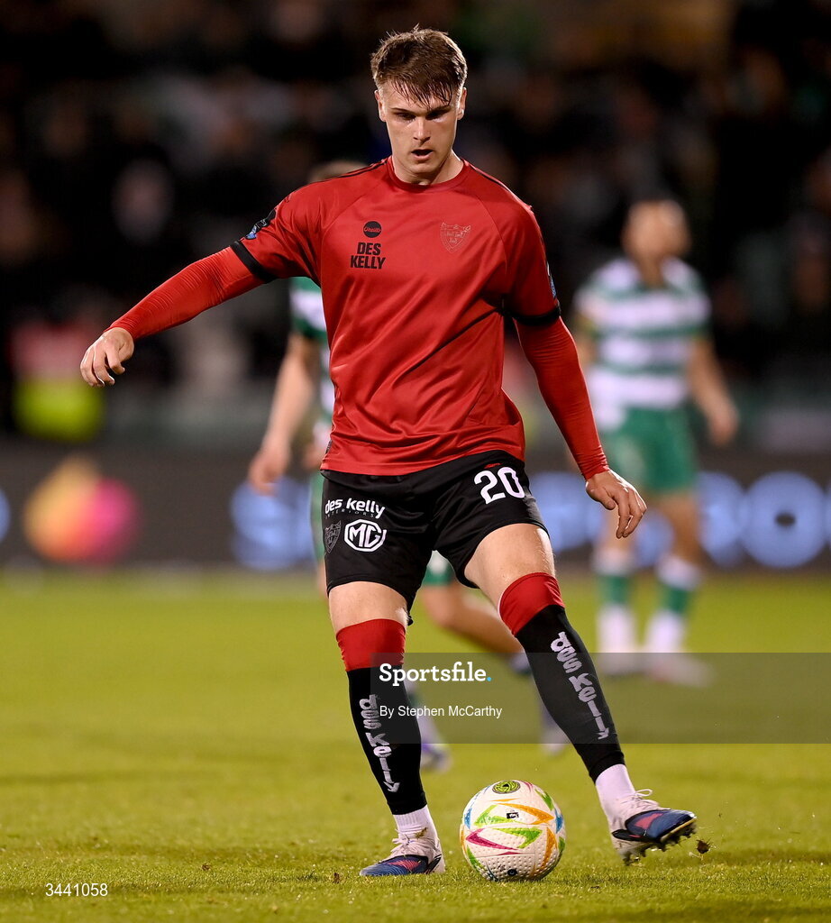 17 April 2026; Leigh Kavanagh of Bohemians during the SSE Airtricity Men's Premier Division match between Shamrock Rovers and Bohemians at Tallaght Stadium in Dublin. Photo by Stephen McCarthy/Sportsfile