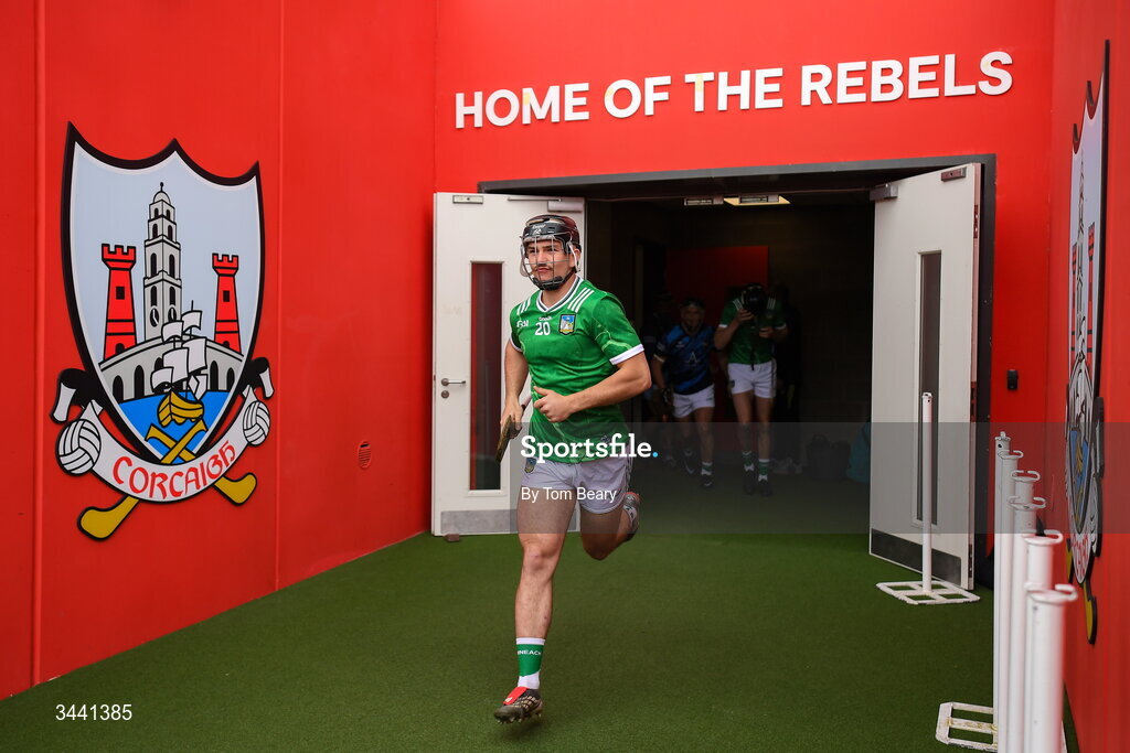 26 April 2026; Hugh Flanagan of Limerick before the Munster GAA Senior Hurling Championship Round 2 match between Cork and Limerick at SuperValu Páirc Uí Chaoimh in Cork. Photo by Tom Beary/Sportsfile