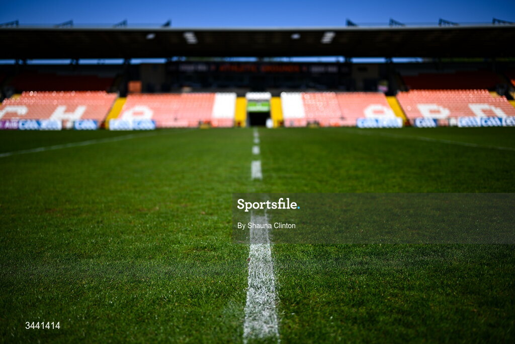 29 April 2026; A general view before the Dalata Hotel Group Ulster U20 Football Championship final match between Monaghan and Tyrone at BOX-IT Athletic Grounds in Armagh. Photo by Shauna Clinton/Sportsfile