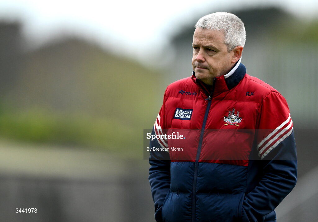 30 April 2026; Cork manager Ray Keane before the Dalata Hotel Group Munster U20 Football Championship final match between Kerry and Cork at Austin Stack Park in Tralee, Kerry. Photo by Brendan Moran/Sportsfile