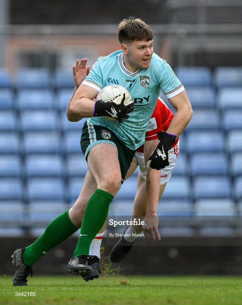 30 April 2026; Kerry goalkeeper Kacper Robak during the Dalata Hotel Group Munster U20 Football Championship final match between Kerry and Cork at Austin Stack Park in Tralee, Kerry. Photo by Brendan Moran/Sportsfile