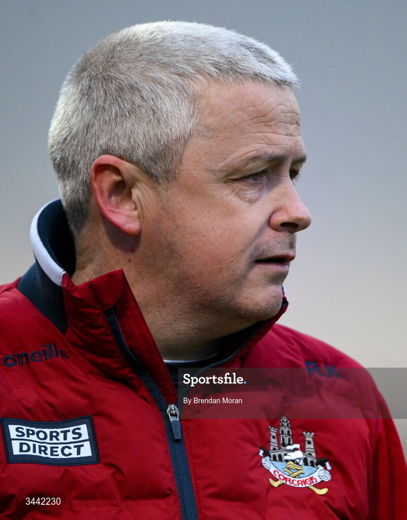 30 April 2026; Cork manager Ray Keane during the Dalata Hotel Group Munster U20 Football Championship final match between Kerry and Cork at Austin Stack Park in Tralee, Kerry. Photo by Brendan Moran/Sportsfile