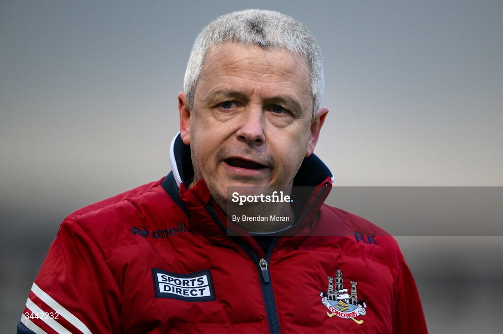 30 April 2026; Cork manager Ray Keane during the Dalata Hotel Group Munster U20 Football Championship final match between Kerry and Cork at Austin Stack Park in Tralee, Kerry. Photo by Brendan Moran/Sportsfile