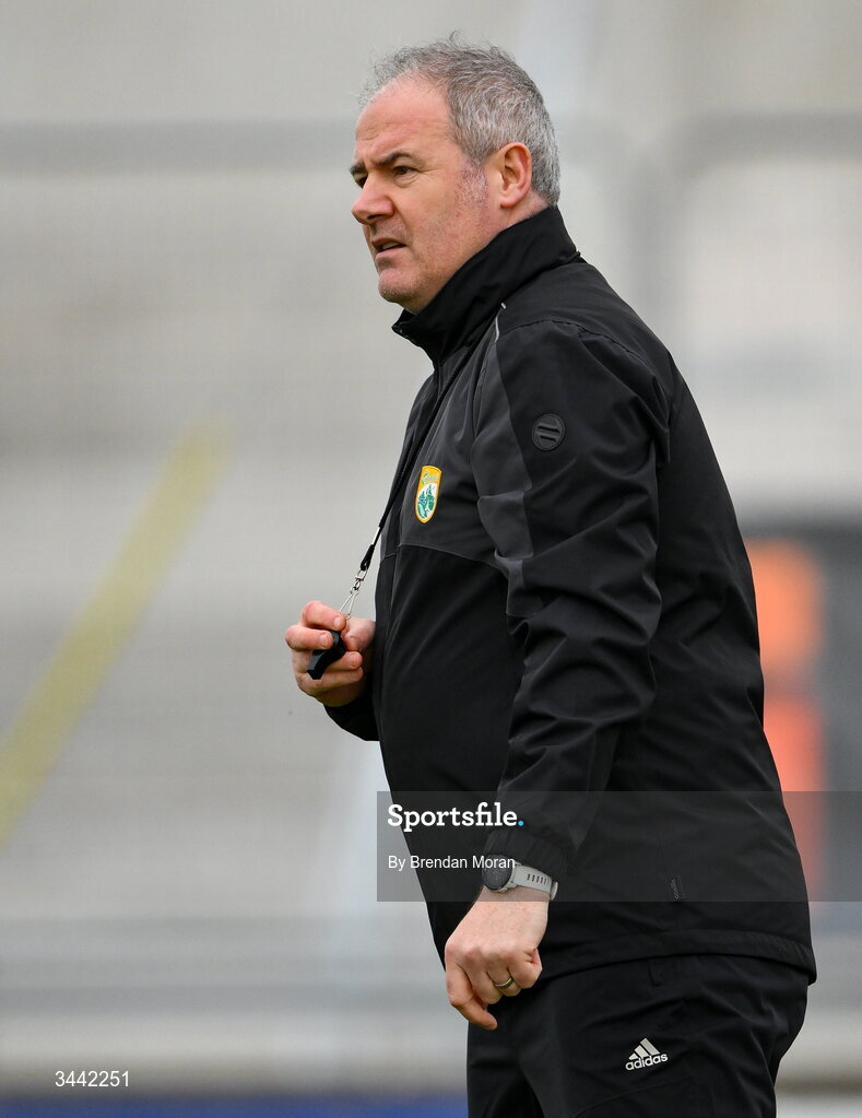 30 April 2026; Kerry selector Maurice Horan before the Dalata Hotel Group Munster U20 Football Championship final match between Kerry and Cork at Austin Stack Park in Tralee, Kerry. Photo by Brendan Moran/Sportsfile