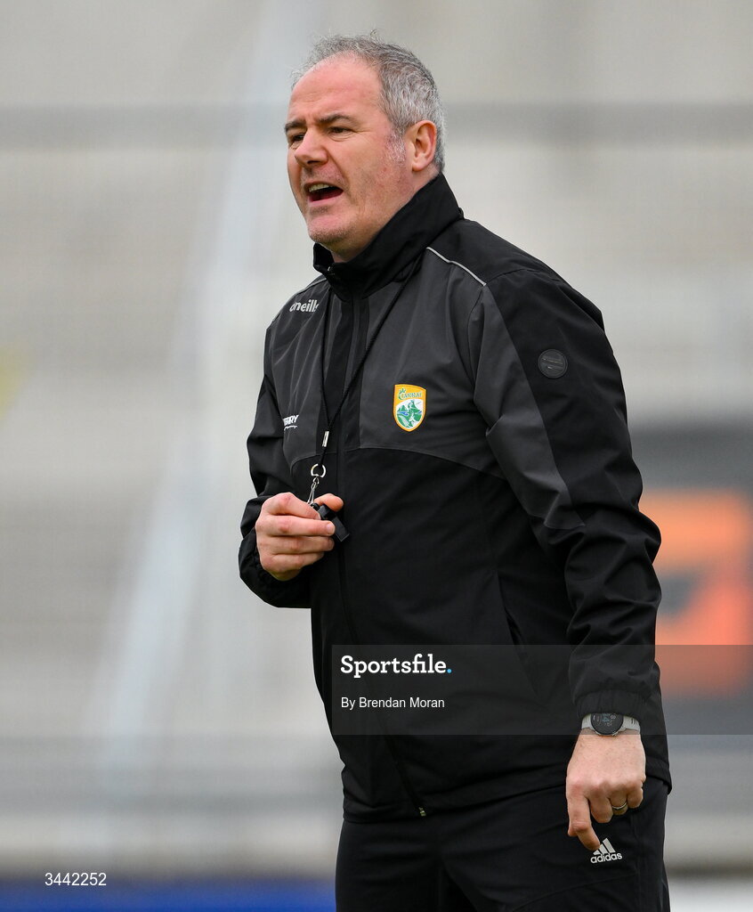 30 April 2026; Kerry selector Maurice Horan before the Dalata Hotel Group Munster U20 Football Championship final match between Kerry and Cork at Austin Stack Park in Tralee, Kerry. Photo by Brendan Moran/Sportsfile