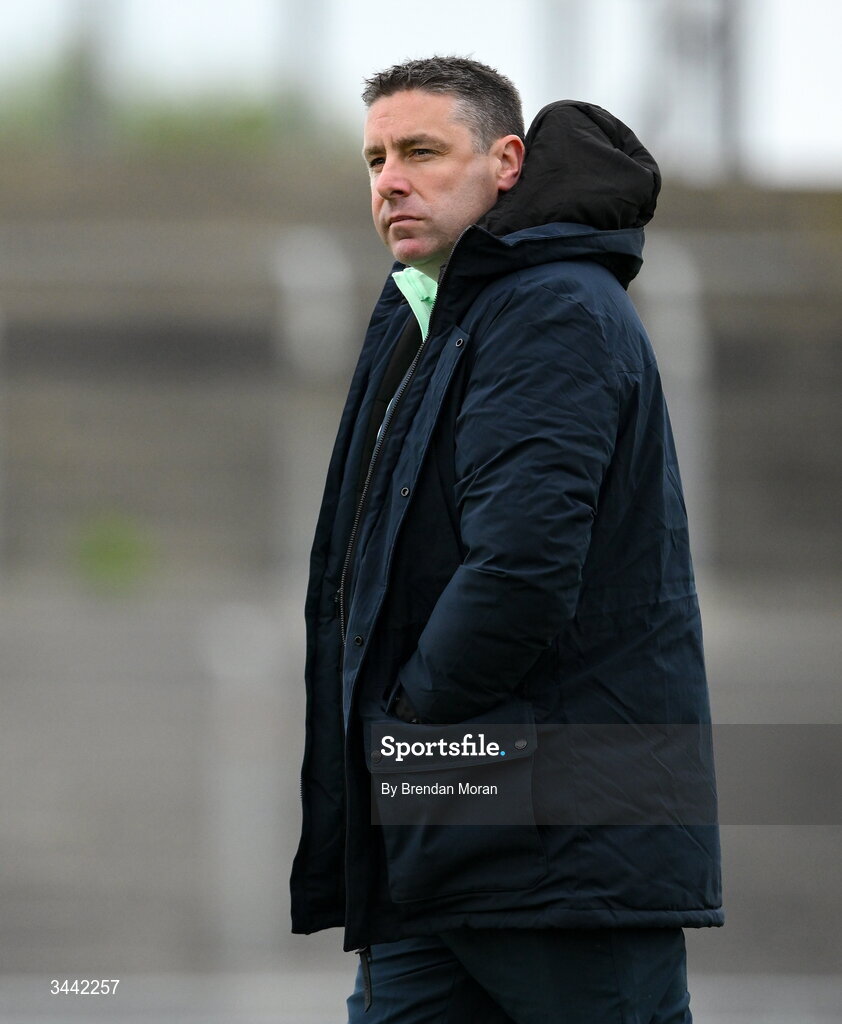 30 April 2026; Kerry backroom member Darragh Ó Sé before the Dalata Hotel Group Munster U20 Football Championship final match between Kerry and Cork at Austin Stack Park in Tralee, Kerry. Photo by Brendan Moran/Sportsfile