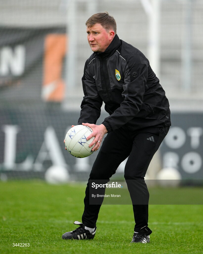 30 April 2026; Kerry selector Mike Frank Russell during the Dalata Hotel Group Munster U20 Football Championship final match between Kerry and Cork at Austin Stack Park in Tralee, Kerry. Photo by Brendan Moran/Sportsfile