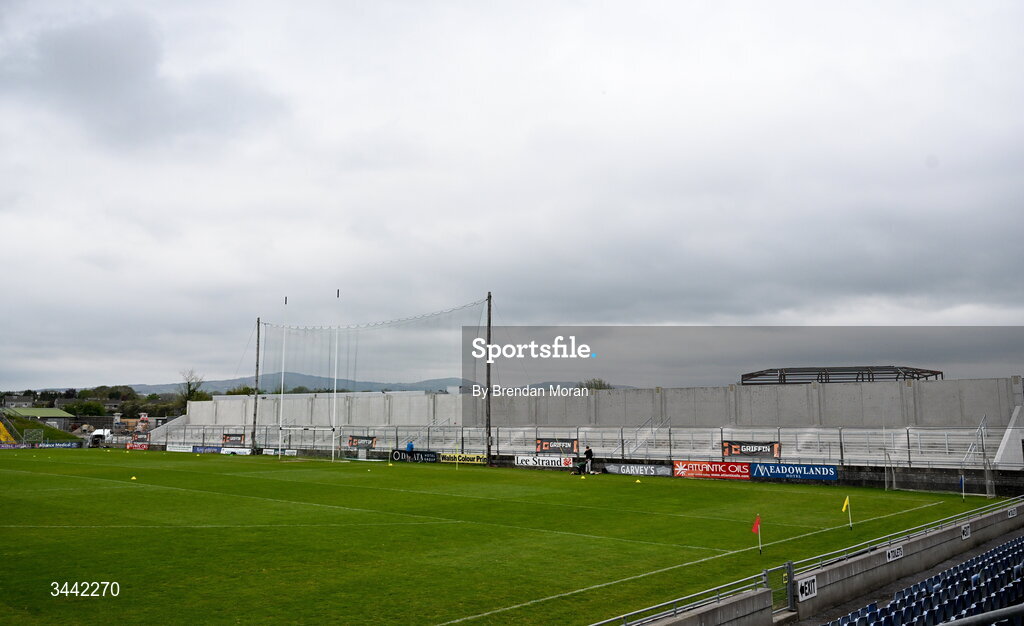 30 April 2026; A general view of the new terrace before the Dalata Hotel Group Munster U20 Football Championship final match between Kerry and Cork at Austin Stack Park in Tralee, Kerry. Photo by Brendan Moran/Sportsfile