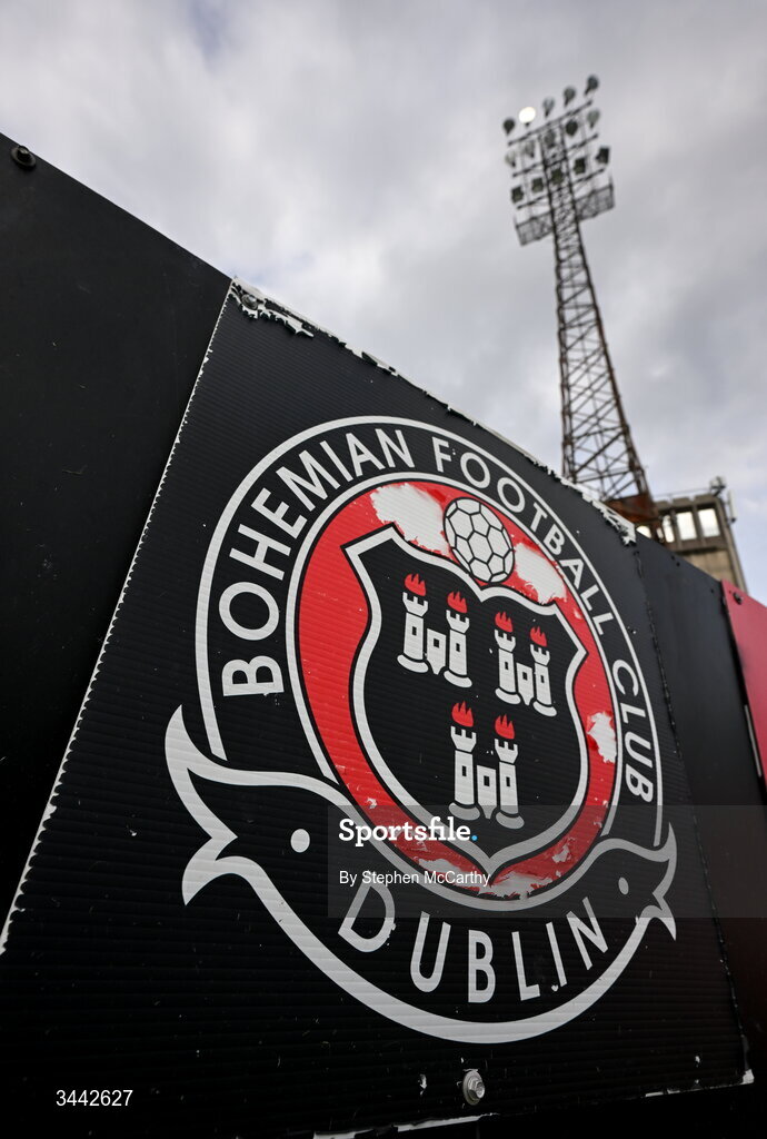 1 May 2026; A general view of inside Dalymount Park before the SSE Airtricity Men's Premier Division match between Bohemians and Derry City at Dalymount Park in Dublin. Photo by Stephen McCarthy/Sportsfile