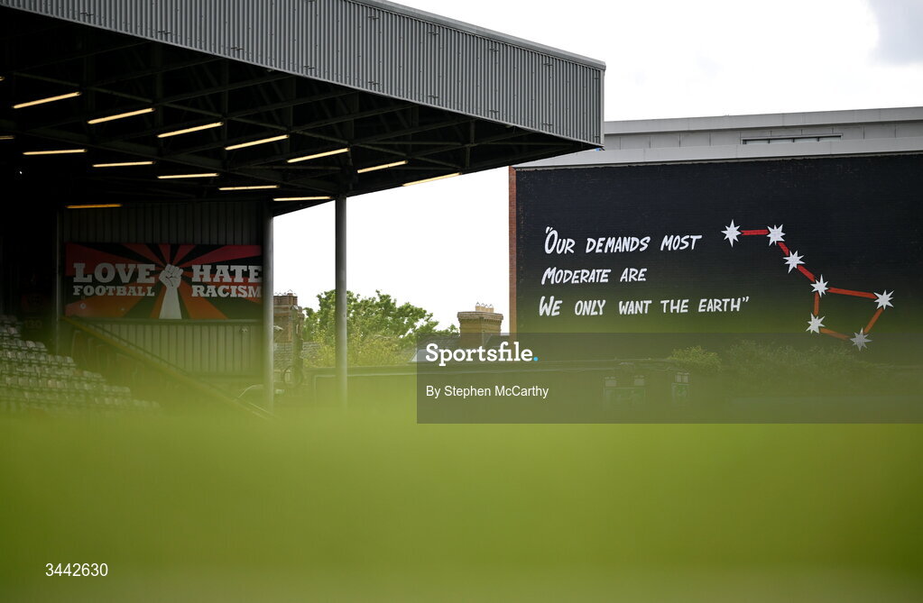 1 May 2026; A general view of inside Dalymount Park before the SSE Airtricity Men's Premier Division match between Bohemians and Derry City at Dalymount Park in Dublin. Photo by Stephen McCarthy/Sportsfile