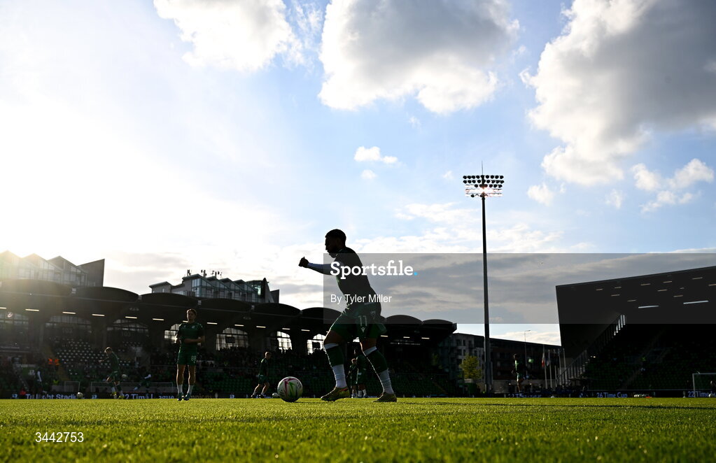 1 May 2026; Jake Mulraney of Shamrock Rovers before the SSE Airtricity Men's Premier Division match between Shamrock Rovers and Waterford at Tallaght Stadium in Dublin. Photo by Tyler Miller/Sportsfile