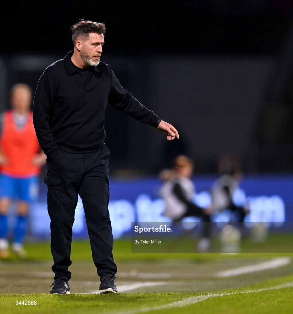 1 May 2026; Shamrock Rovers manager Stephen Bradley during the SSE Airtricity Men's Premier Division match between Shamrock Rovers and Waterford at Tallaght Stadium in Dublin. Photo by Tyler Miller/Sportsfile