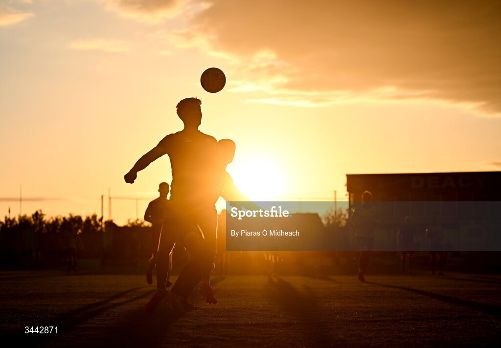 1 May 2026; A general view of action during the SSE Airtricity Men's Premier Division match between Galway United and St Patrick's Athletic at Eamonn Deacy Park in Galway. Photo by Piaras Ó Mídheach/Sportsfile