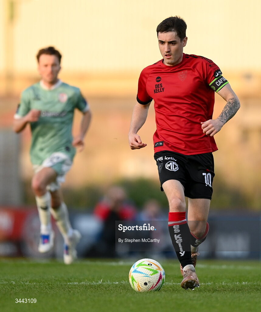 1 May 2026; Dawson Devoy of Bohemians during the SSE Airtricity Men's Premier Division match between Bohemians and Derry City at Dalymount Park in Dublin. Photo by Stephen McCarthy/Sportsfile