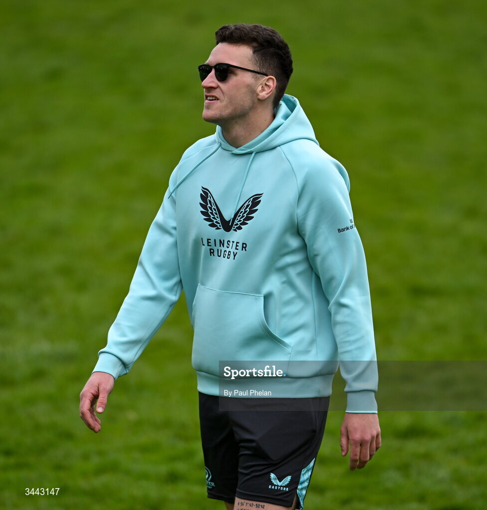 2 May 2026; Darragh Whyte of Leinster before the IRFU Men's Junior Interprovincials Round 2 match between Munster and Leinster at DLSP FC in Kiltiernan, Dublin. Photo by Paul Phelan/Sportsfile