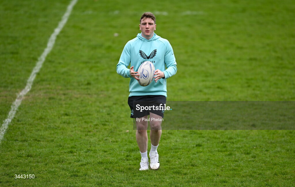 2 May 2026; Will Jennings of Leinster before the IRFU Men's Junior Interprovincials Round 2 match between Munster and Leinster at DLSP FC in Kiltiernan, Dublin. Photo by Paul Phelan/Sportsfile