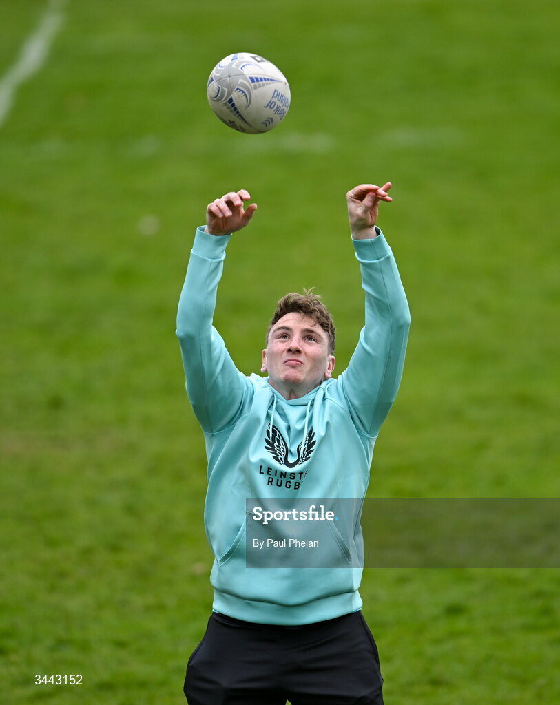 2 May 2026; Will Jennings of Leinster before the IRFU Men's Junior Interprovincials Round 2 match between Munster and Leinster at DLSP FC in Kiltiernan, Dublin. Photo by Paul Phelan/Sportsfile