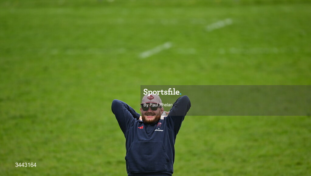 2 May 2026; Scott Kingston of Munster before the IRFU Men's Junior Interprovincials Round 2 match between Munster and Leinster at DLSP FC in Kiltiernan, Dublin. Photo by Paul Phelan/Sportsfile