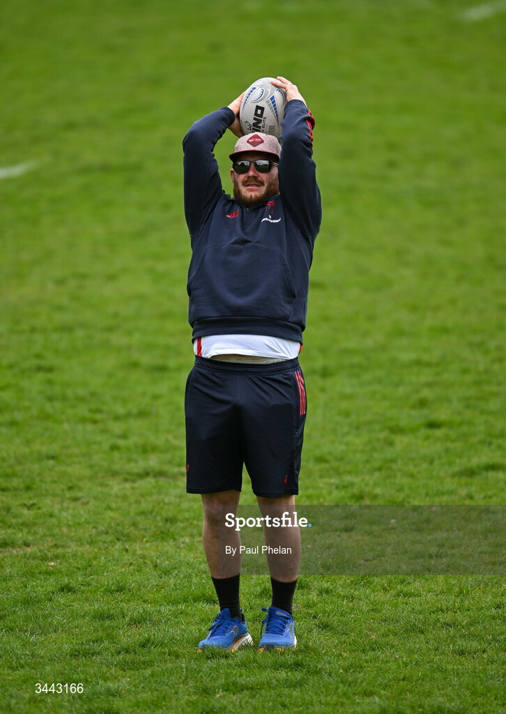 2 May 2026; Scott Kingston of Munster before the IRFU Men's Junior Interprovincials Round 2 match between Munster and Leinster at DLSP FC in Kiltiernan, Dublin. Photo by Paul Phelan/Sportsfile
