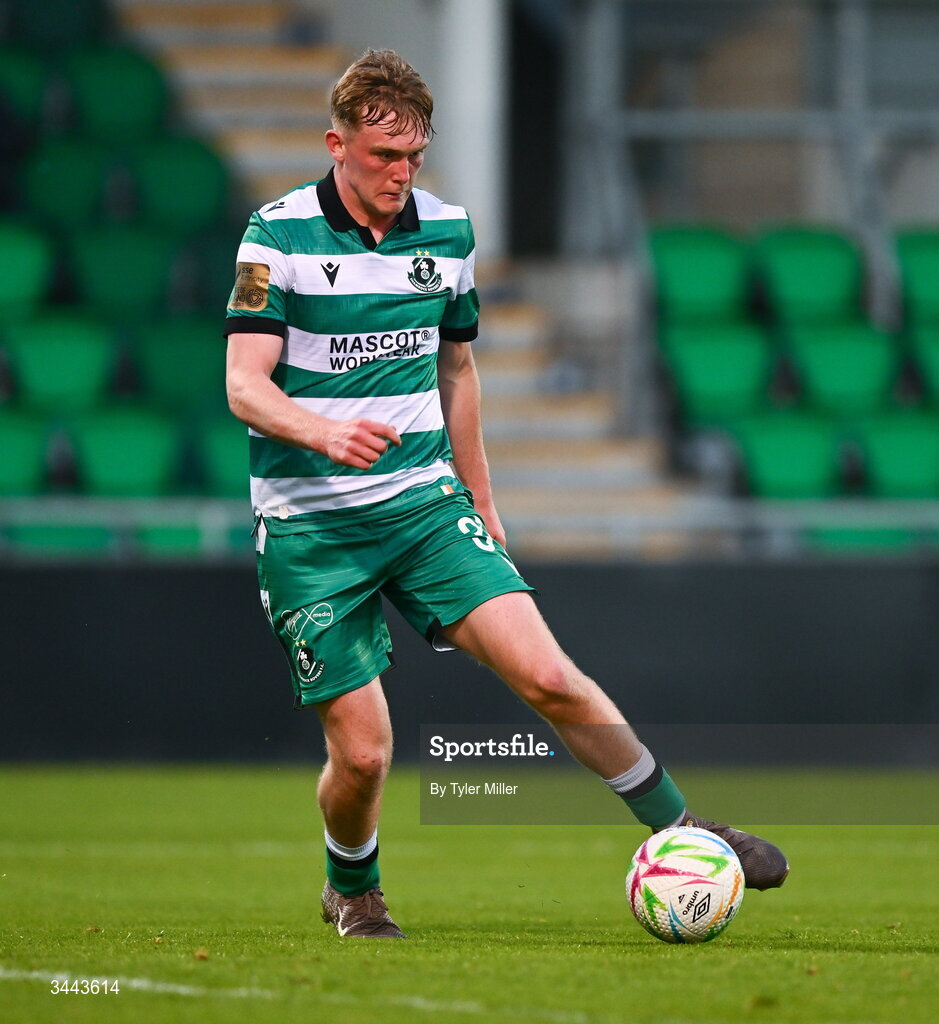 1 May 2026; Michael Noonan of Shamrock Rovers during the SSE Airtricity Men's Premier Division match between Shamrock Rovers and Waterford at Tallaght Stadium in Dublin. Photo by Tyler Miller/Sportsfile