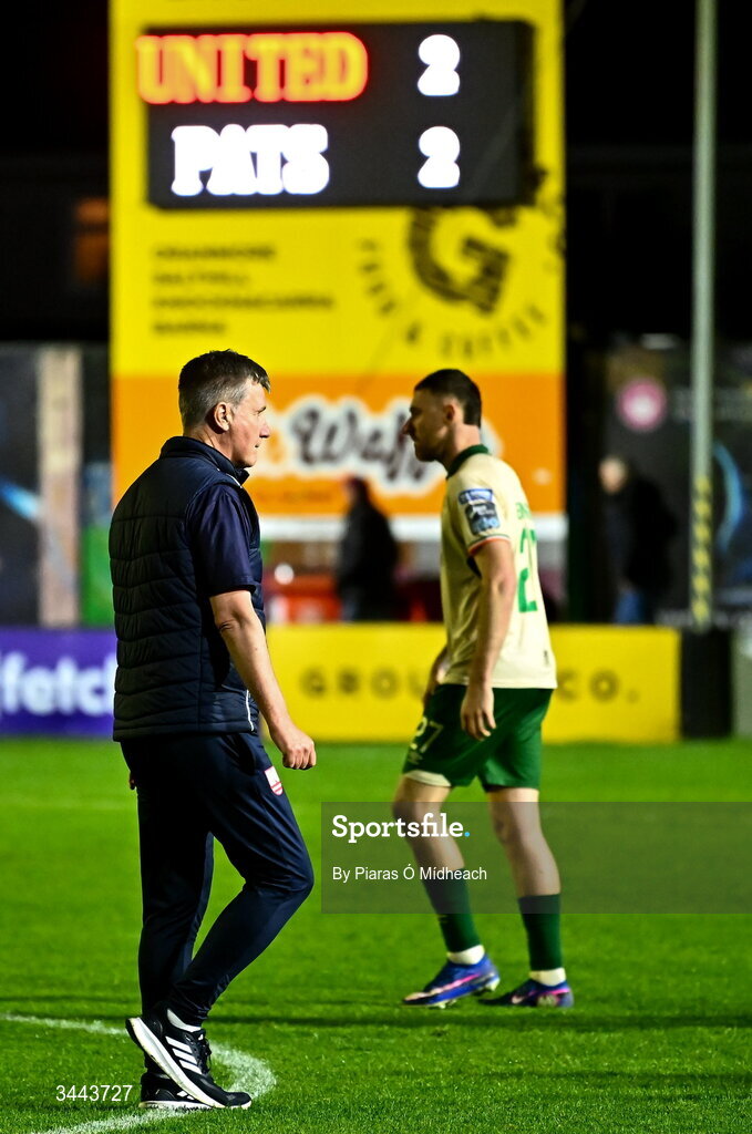 1 May 2026; St Patrick's Athletic manager Stephen Kenny after the drawn SSE Airtricity Men's Premier Division match between Galway United and St Patrick's Athletic at Eamonn Deacy Park in Galway. Photo by Piaras Ó Mídheach/Sportsfile