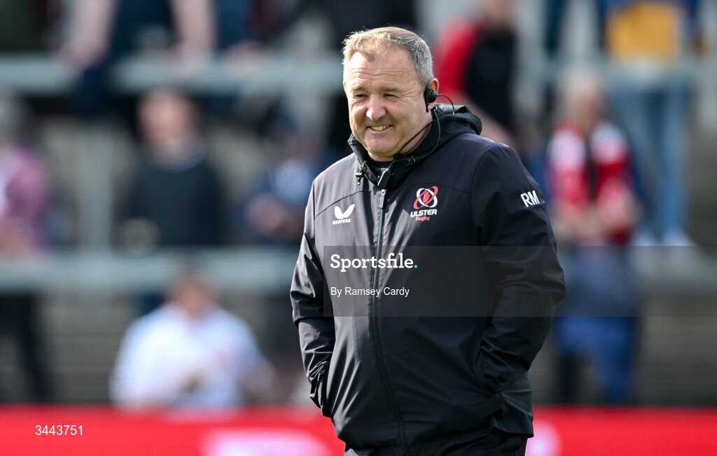2 May 2026; Ulster head coach Richie Murphy before the EPCR Challenge Cup semi-final match between Ulster and Exeter Chiefs at Affidea Stadium in Belfast. Photo by Ramsey Cardy/Sportsfile