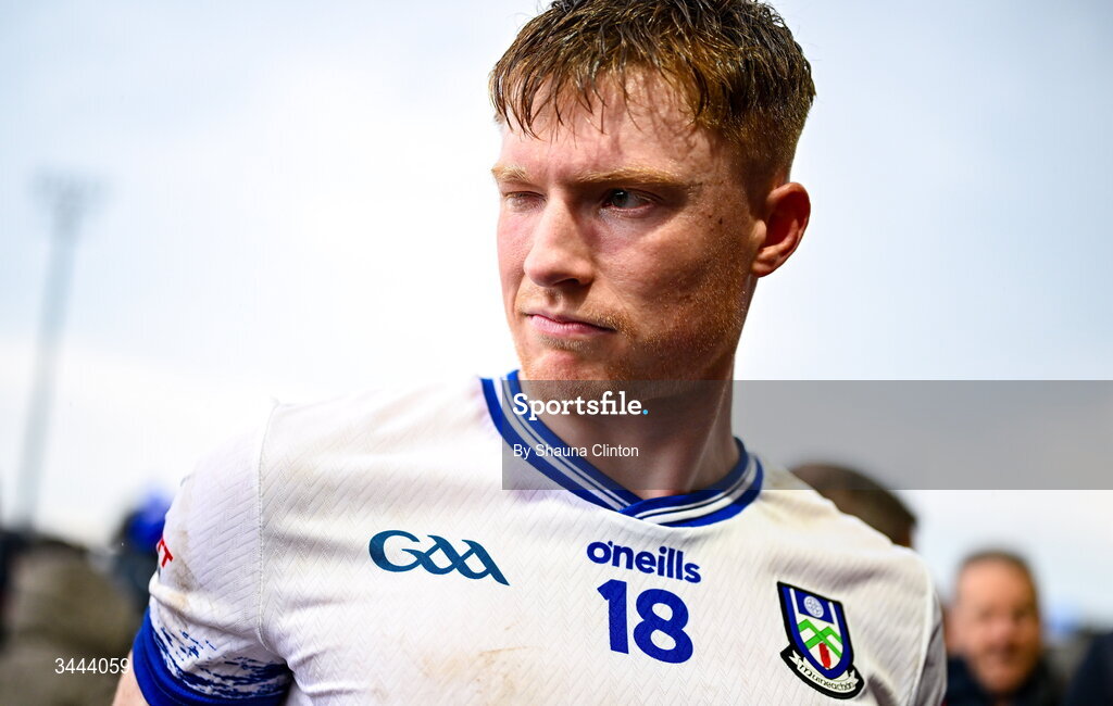 2 May 2026; Robbie Hanratty of Monaghan after his side's victory in the Ulster GAA Football Senior Championship semi-final match between Derry and Monaghan at BOX-IT Athletic Grounds in Armagh. Photo by Shauna Clinton/Sportsfile