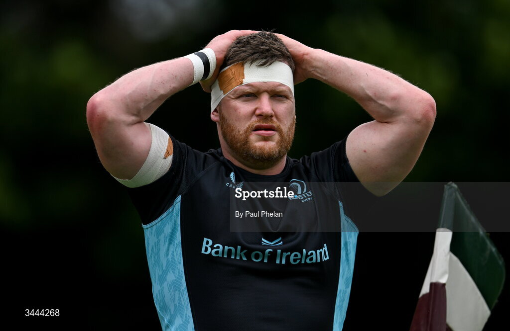 2 May 2026; Graham Reynolds of Leinster before the IRFU Men's Junior Interprovincials Round 2 match between Munster and Leinster at DLSP FC in Kiltiernan, Dublin. Photo by Paul Phelan/Sportsfile