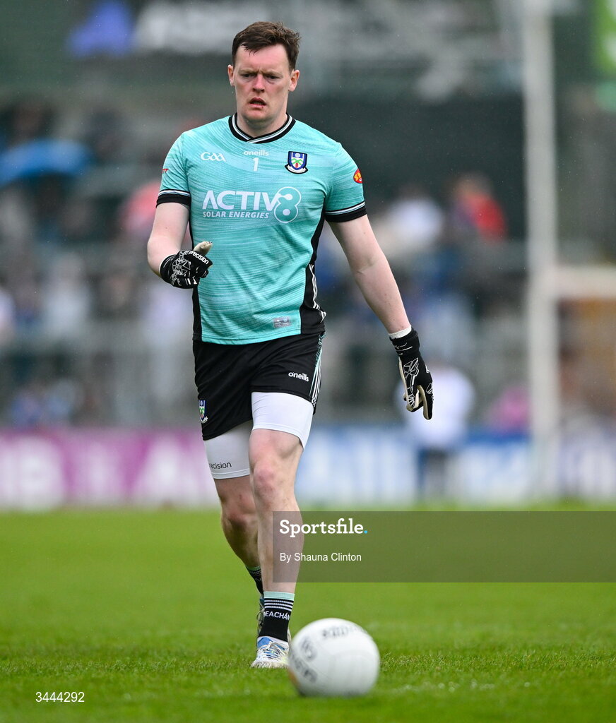 2 May 2026; Monaghan goalkeeper Rory Beggan during the Ulster GAA Football Senior Championship semi-final match between Derry and Monaghan at BOX-IT Athletic Grounds in Armagh. Photo by Shauna Clinton/Sportsfile