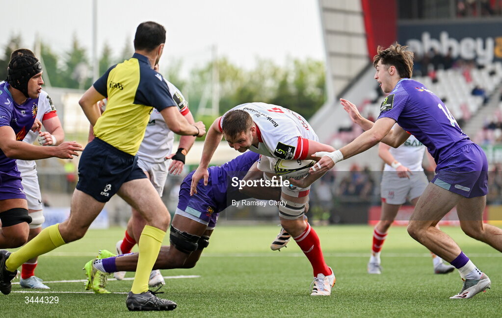 2 May 2026; Iain Henderson of Ulster during the EPCR Challenge Cup semi-final match between Ulster and Exeter Chiefs at Affidea Stadium in Belfast. Photo by Ramsey Cardy/Sportsfile