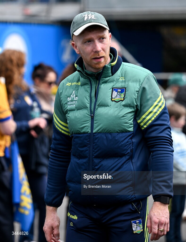 3 May 2026; Cian Lynch of Limerick arrives before the Munster GAA Senior Hurling Championship Round 3 match between Clare and Limerick at Zimmer Biomet Páirc Chíosóg in Ennis, Clare. Photo by Brendan Moran/Sportsfile
