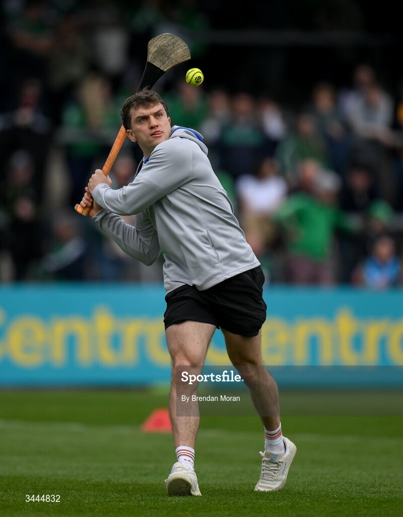 3 May 2026; Shane O'Donnell of Clare before the Munster GAA Senior Hurling Championship Round 3 match between Clare and Limerick at Zimmer Biomet Páirc Chíosóg in Ennis, Clare. Photo by Brendan Moran/Sportsfile