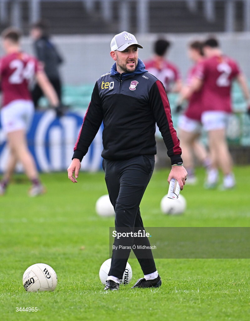 3 May 2026; Westmeath manager Mark McHugh before the Leinster GAA Football Senior Championship semi-final match between Kildare and Westmeath at Glenisk O'Connor Park in Tullamore, Offaly. Photo by Piaras Ó Mídheach/Sportsfile